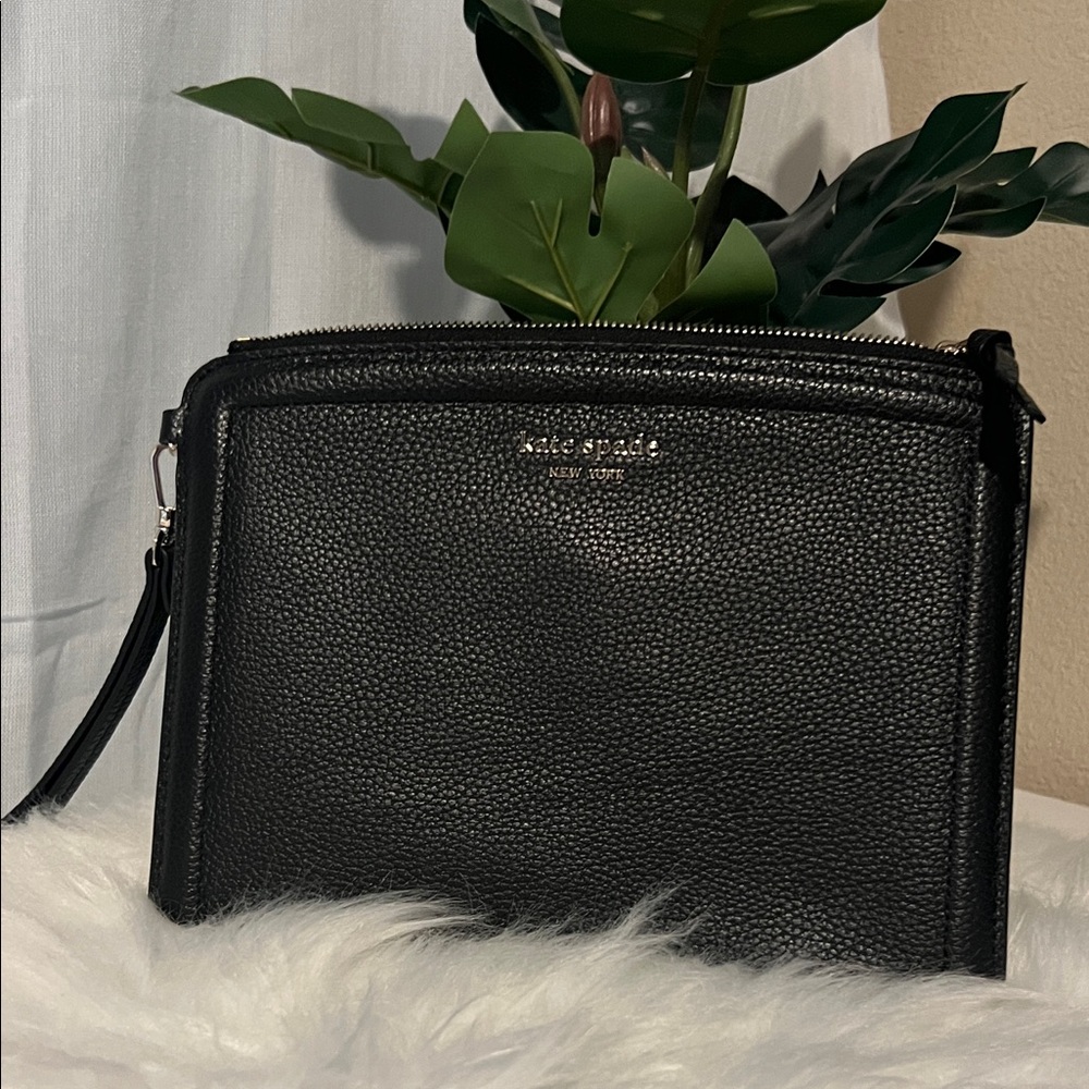 kate spade Black Wristlet Clutch
